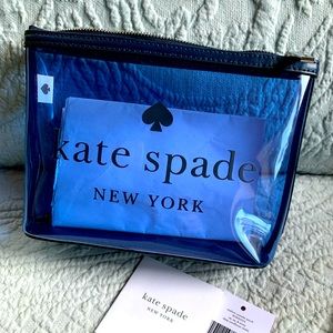 Kate Spade Up, Up, and Away Clear Makeup Bag Case